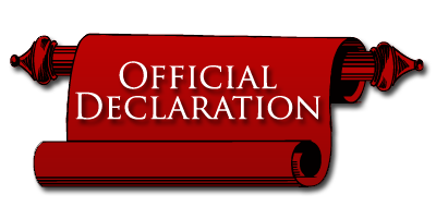 official declaration